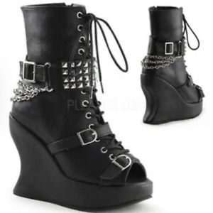 Demonia 4 inch platform boots